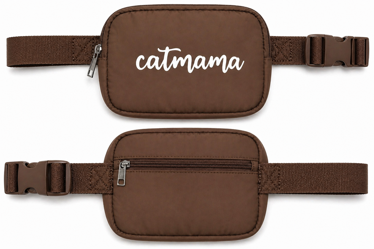 Catmama Crossbody Treat & Walk Bag - Brown