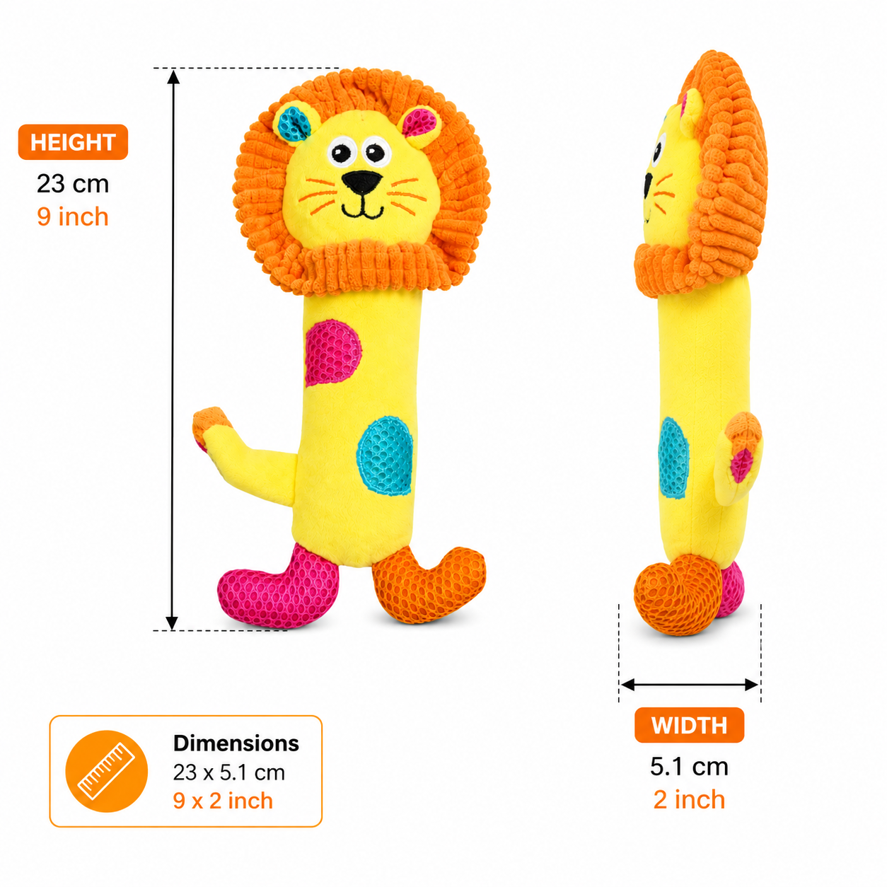 Baby Lion Stick Plush Toy