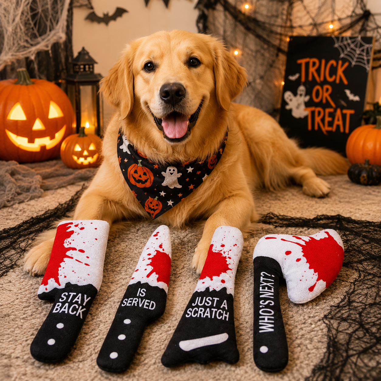 Spooky Halloween Plush Toy Set