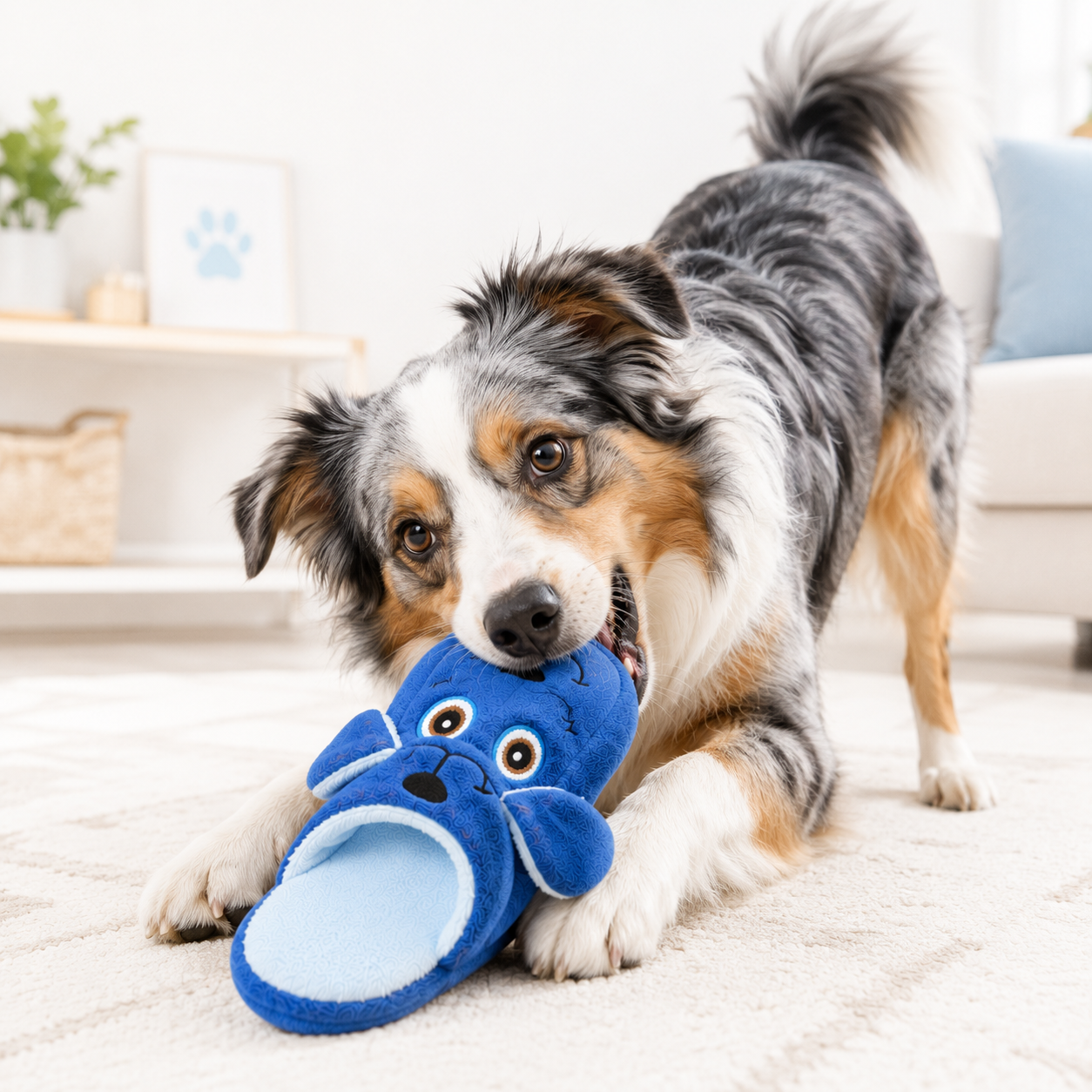 Doggie Dog Slipper - Plush Toy for Dogs