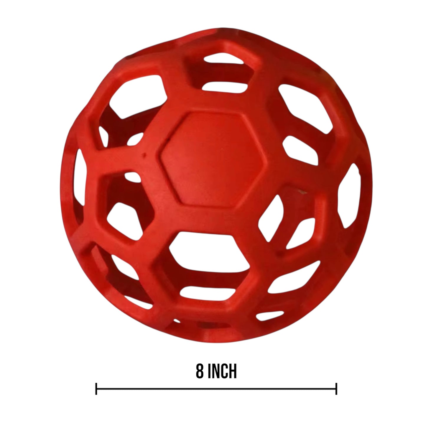 Hollow Elastic Interactive Busy Ball  - Red