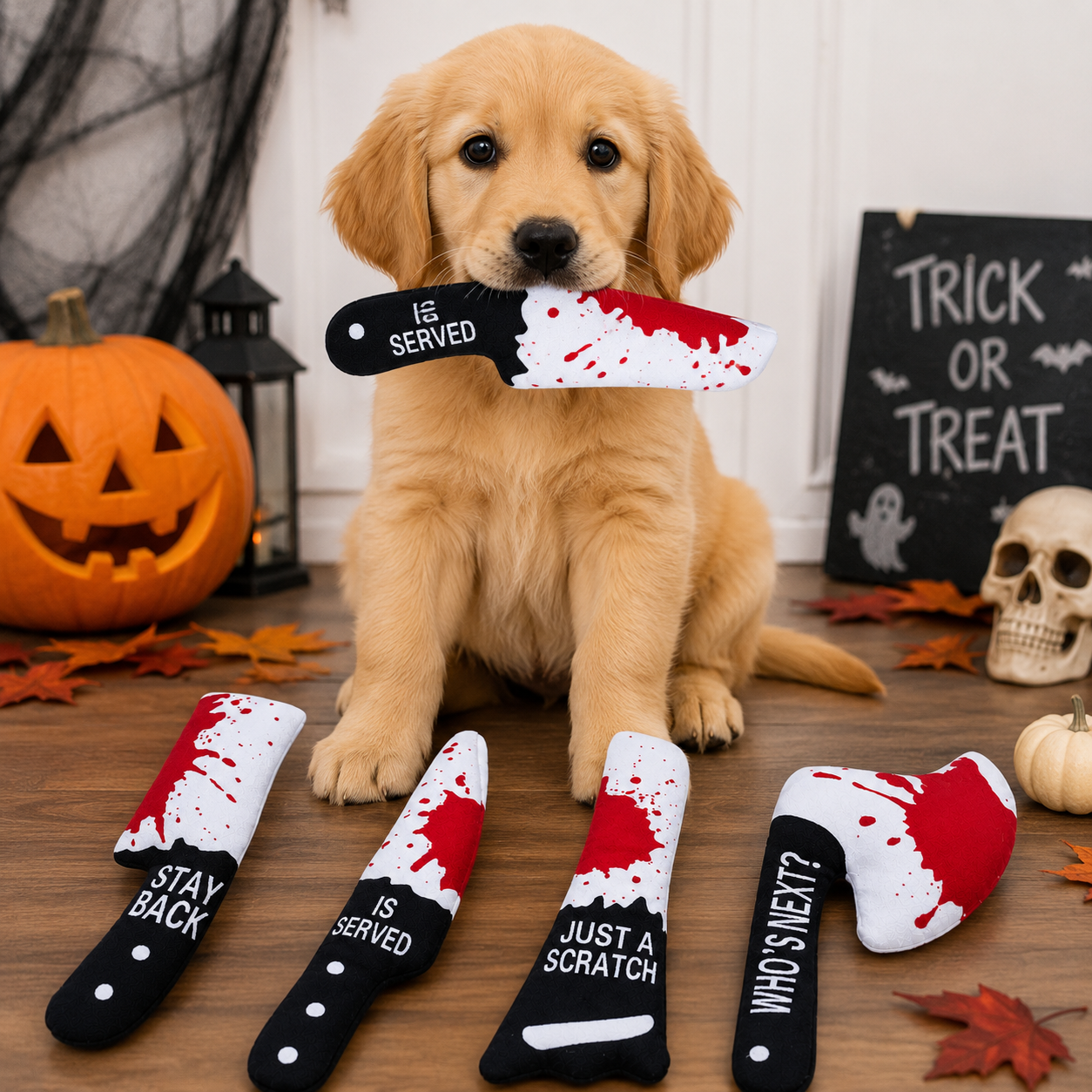 Spooky Halloween Plush Toy Set