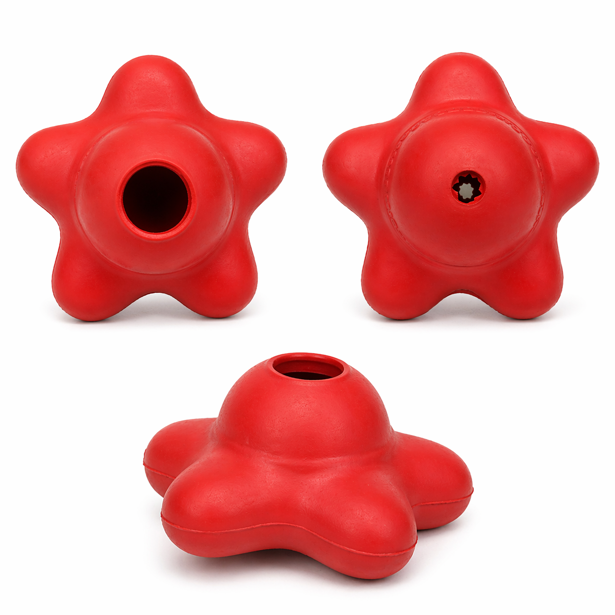 Sturdy - Puffed Star Interactive- Natural Rubber Toy