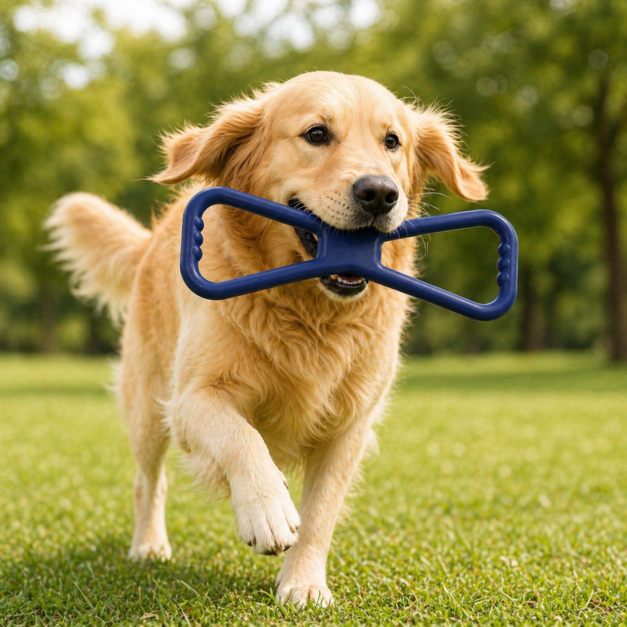 Sturdy - XL Infinity Pull - Natural Rubber Toy