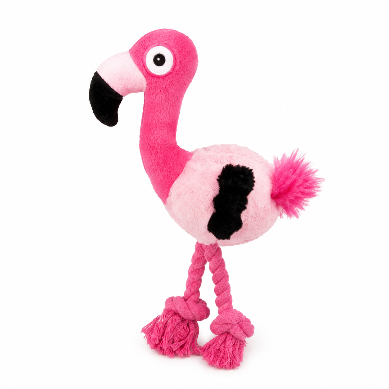 Flamingo Plush - Ultrasonic-Silent Squeaker Toy