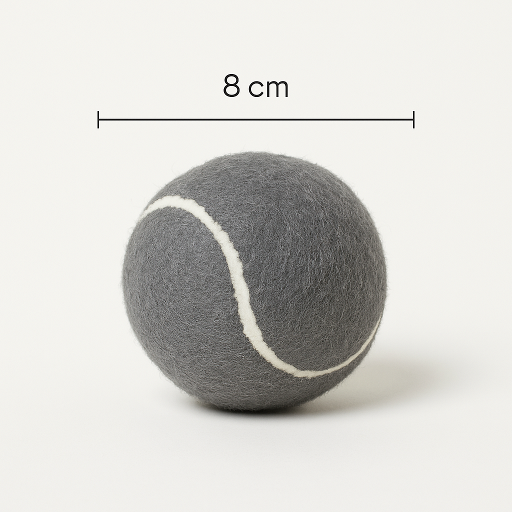 Fetch In Color - Tennis Balls  - Grey - Set of Two
