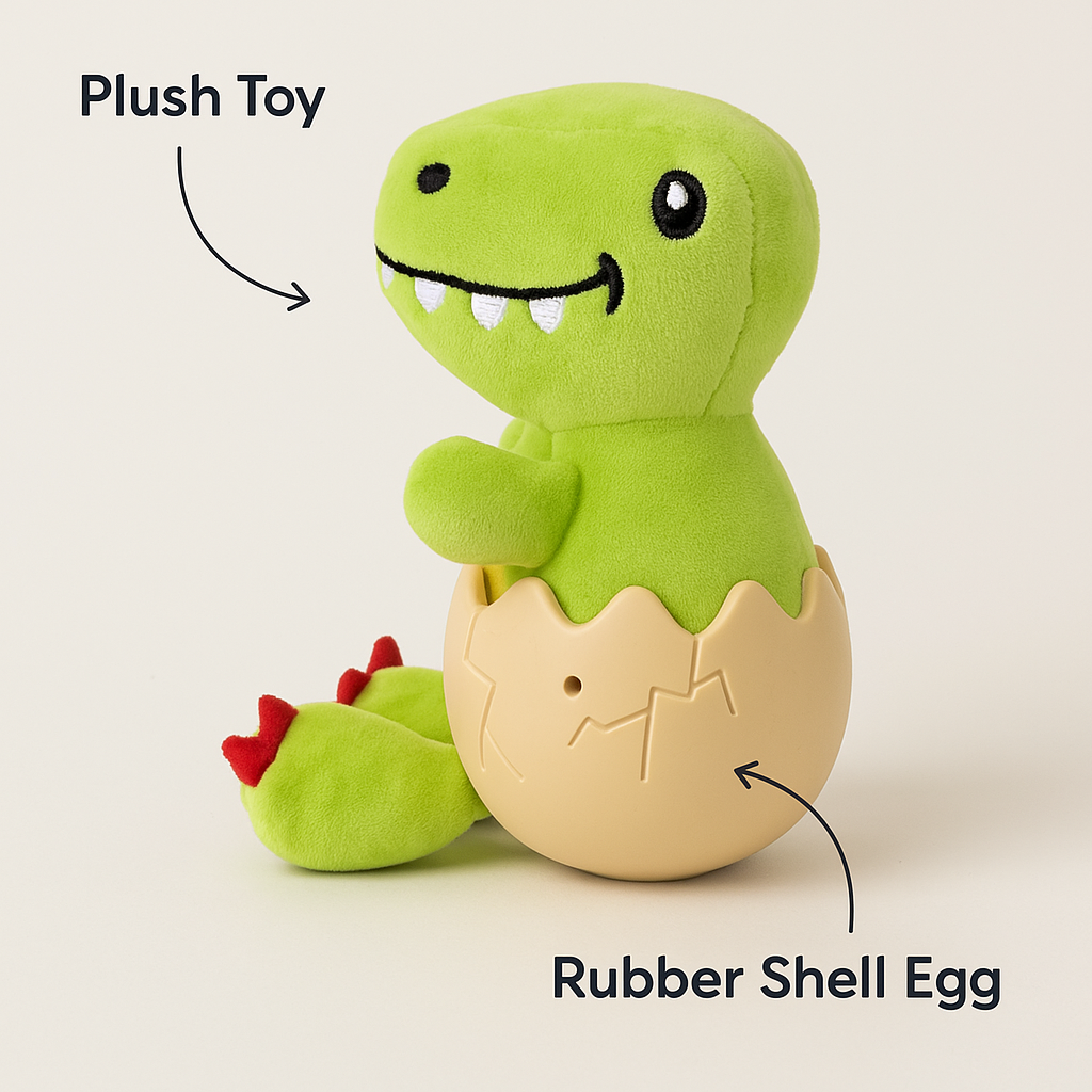 Dino in a Shell Toy for Dogs