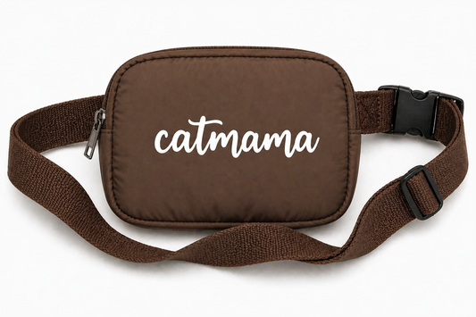 Catmama Crossbody Treat & Walk Bag - Brown