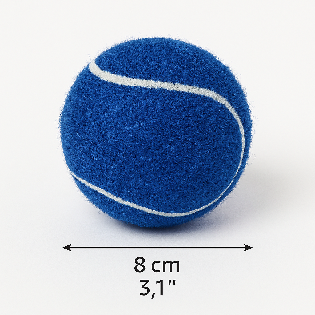 Fetch In Color - Tennis Balls  - Blue - Set of Two
