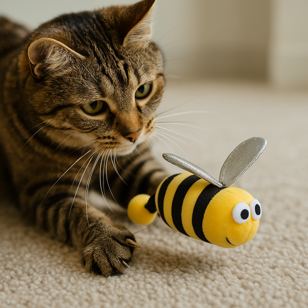 Shake a Bee - Vibrating Catnip Cat Toy