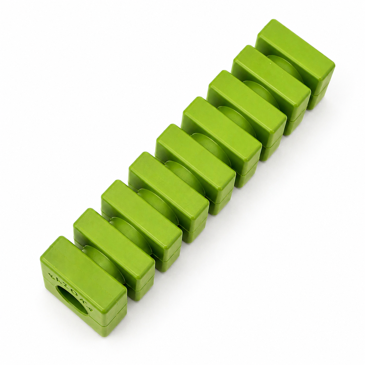 Sturdy - Ribbed Bazooka  - Natural Rubber Toy