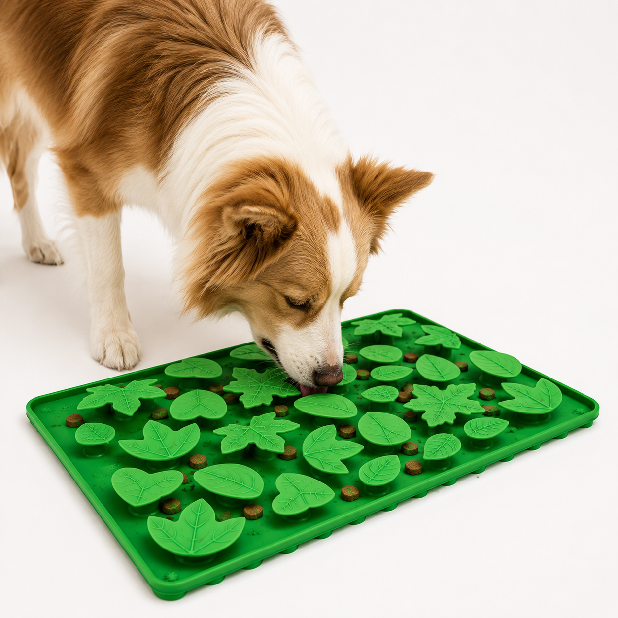 Jungle Dig Mat – Silicone Snuffle & Lick Mat for Dogs, Slow Feeder Enrichment Mat with Suction Cups