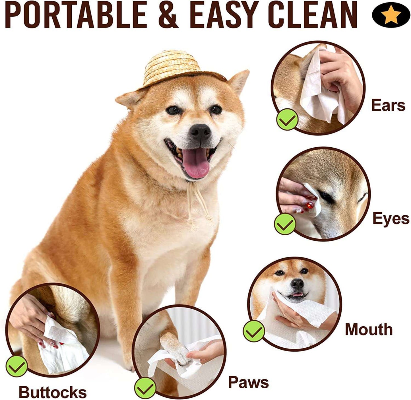Pet Wipes - Unscented