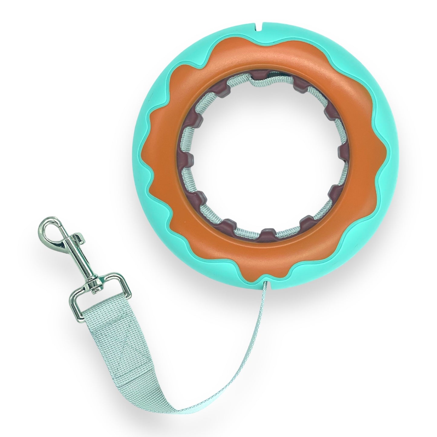 Donut Leash (Blue/Orange)