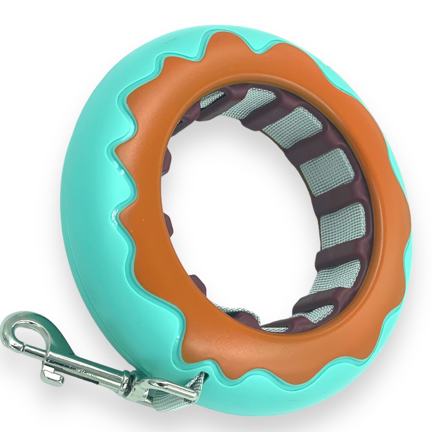 Donut Leash (Blue/Orange)