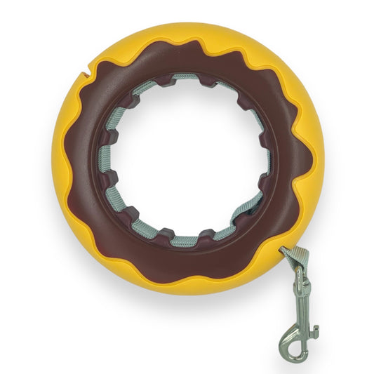 Donut Leash (Yellow/Brown)