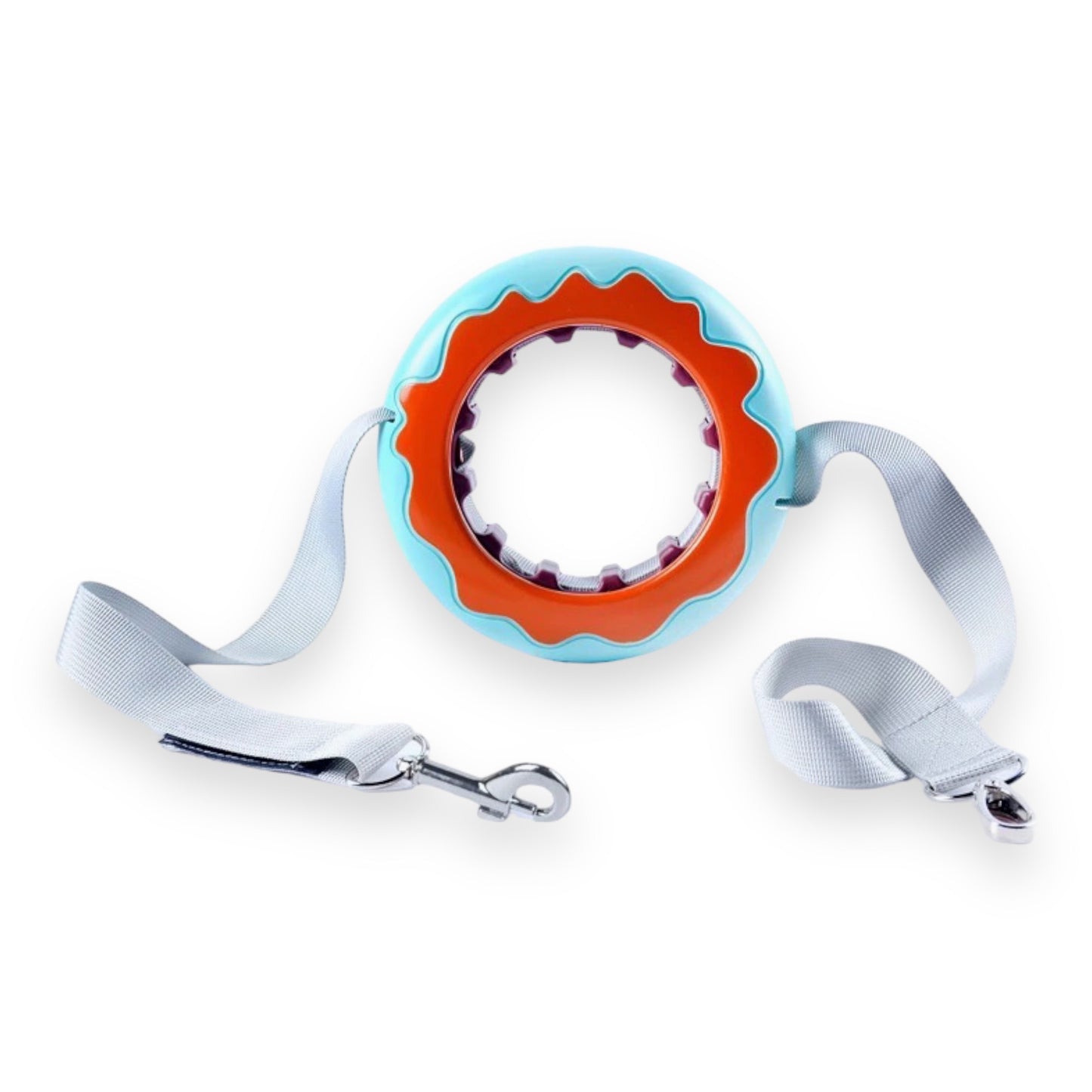 Donut Leash (Blue/Orange)