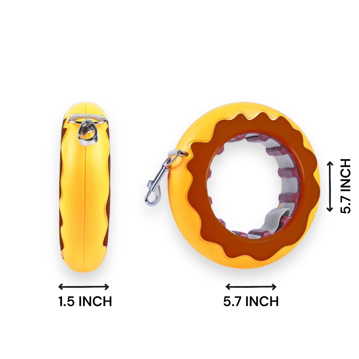 Donut Leash (Blue/Orange)