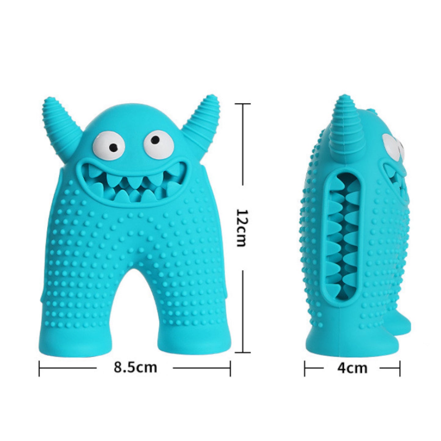 Monster Tough Rubber Chew Toy - Blue