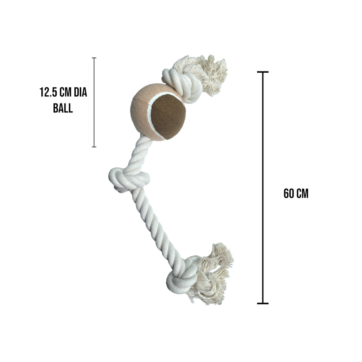 Talking Rope XL - Tug Ball & Rope – Talking Dog Club