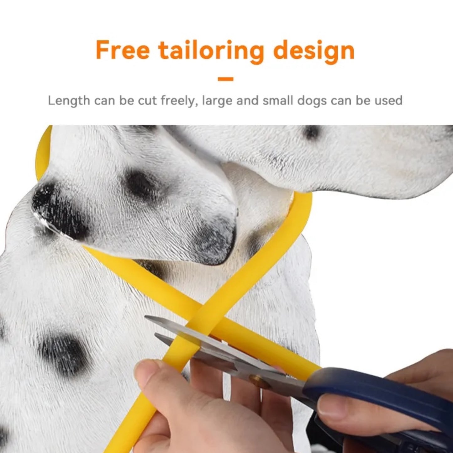 Flashing Light Dog Collar - Yellow