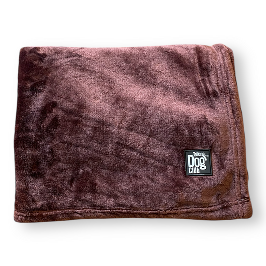 Fleece Blanket - Rust Brown - For Small and Medium Size Dogs