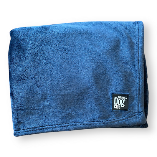 Fleece Blanket - Navy Blue - For Small and Medium Size Dogs