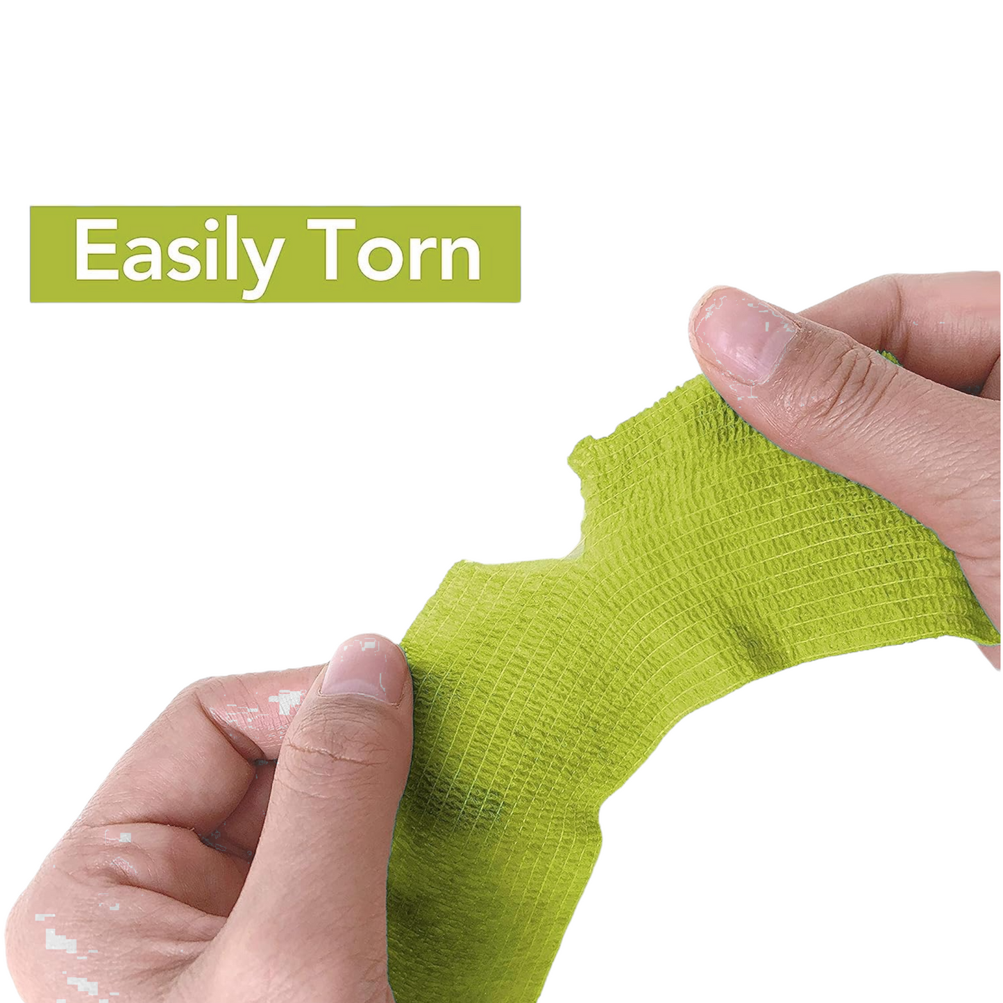 Talking Dog Club - Cover them Paws - Self Adhesive Wraps - Neon Green - Small
