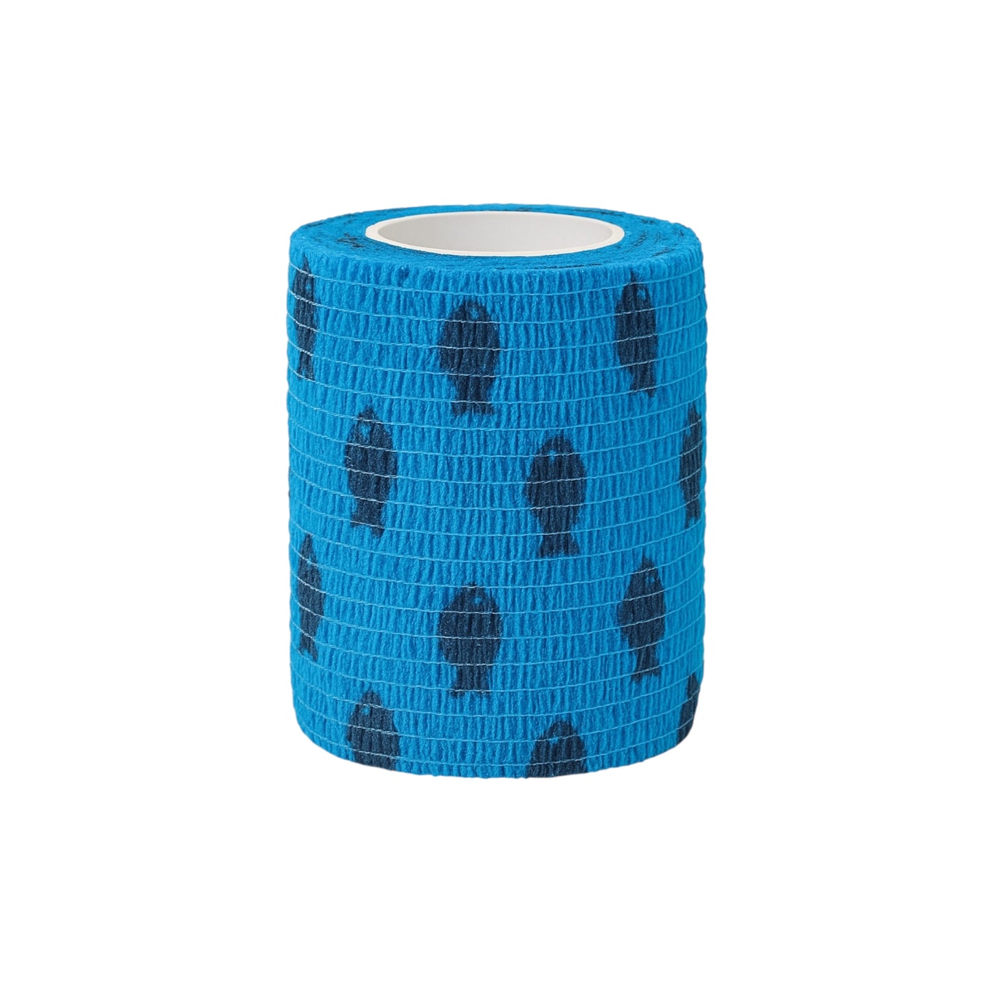Talking Dog Club - Cover them Paws - Self Adhesive Wraps - Blue with Fish