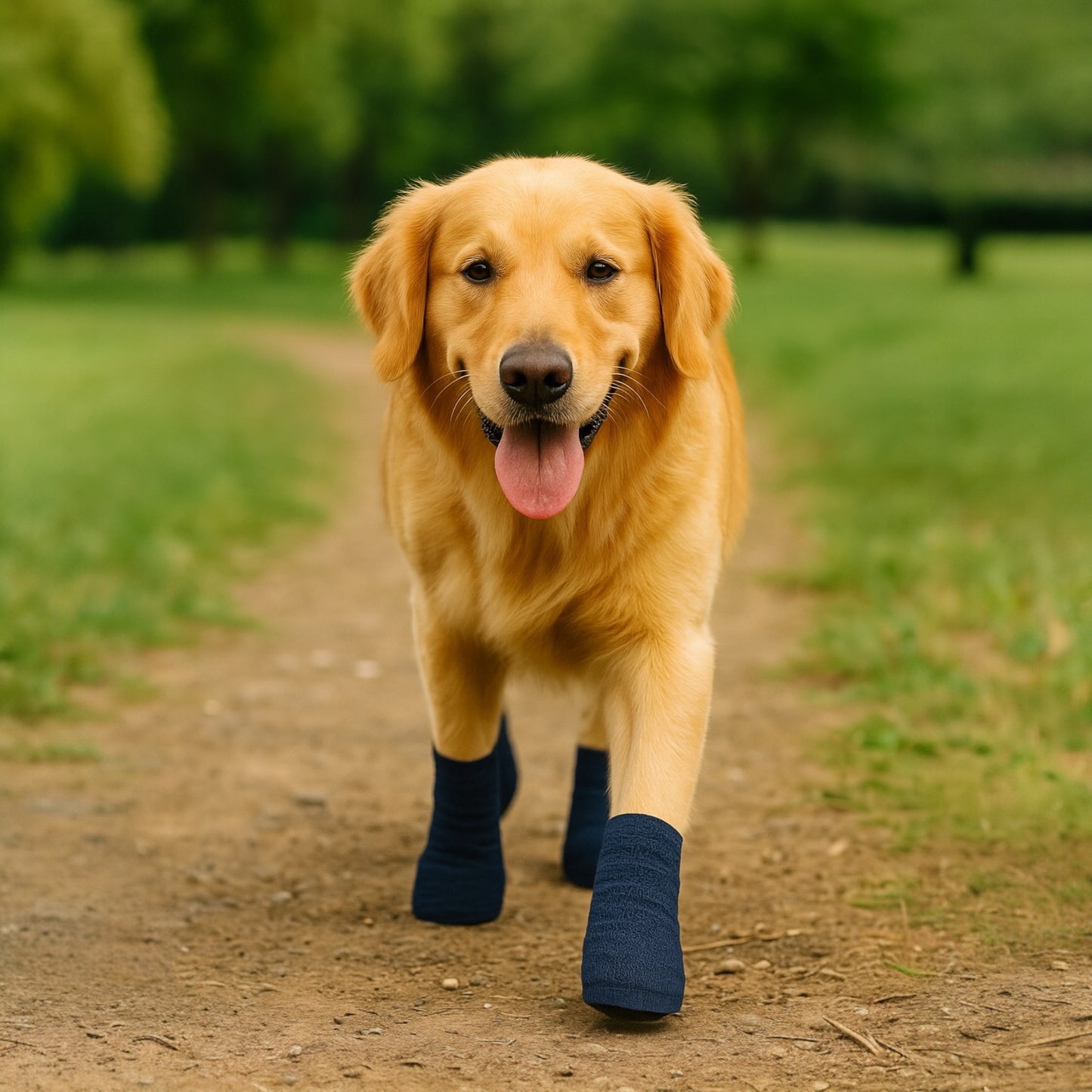 Talking Dog Club - Cover them Paws - Self Adhesive Wraps - Navy Blue