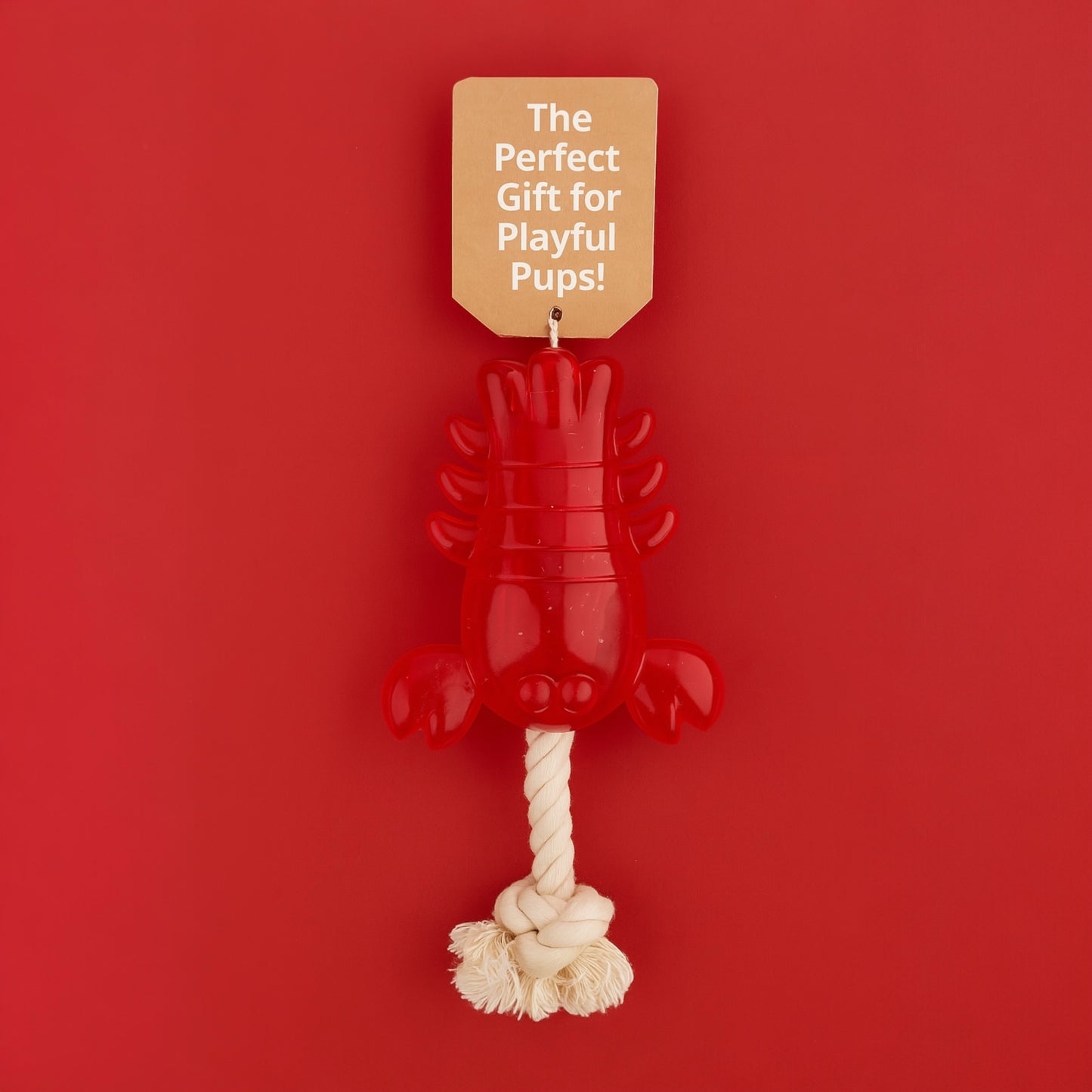 Lobster with Rope Treat dispenser Toy for dogs