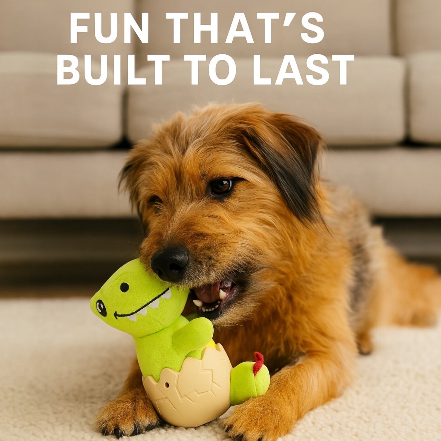 Dino in a Shell Toy for Dogs