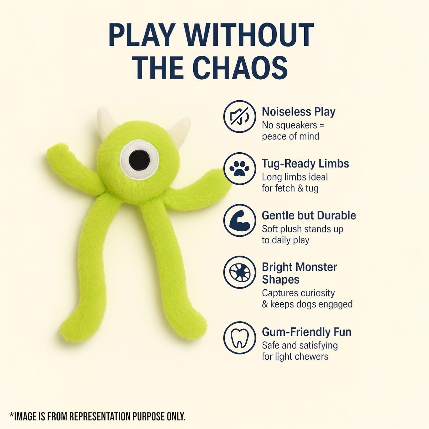 Bouncing Monster Tug Toy