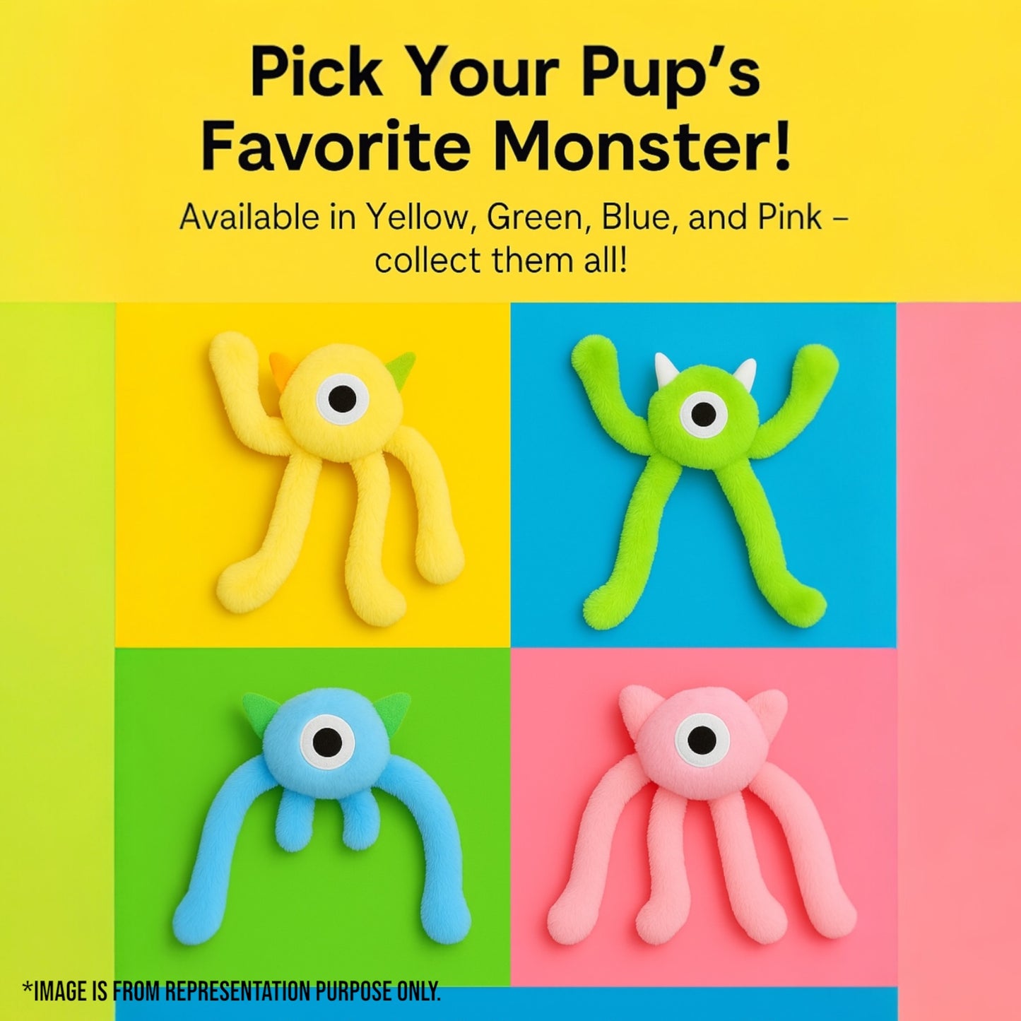 Bouncing Monster Tug Toy