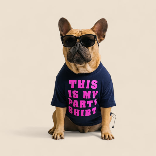 This Is My Party Shirt Dog Tee