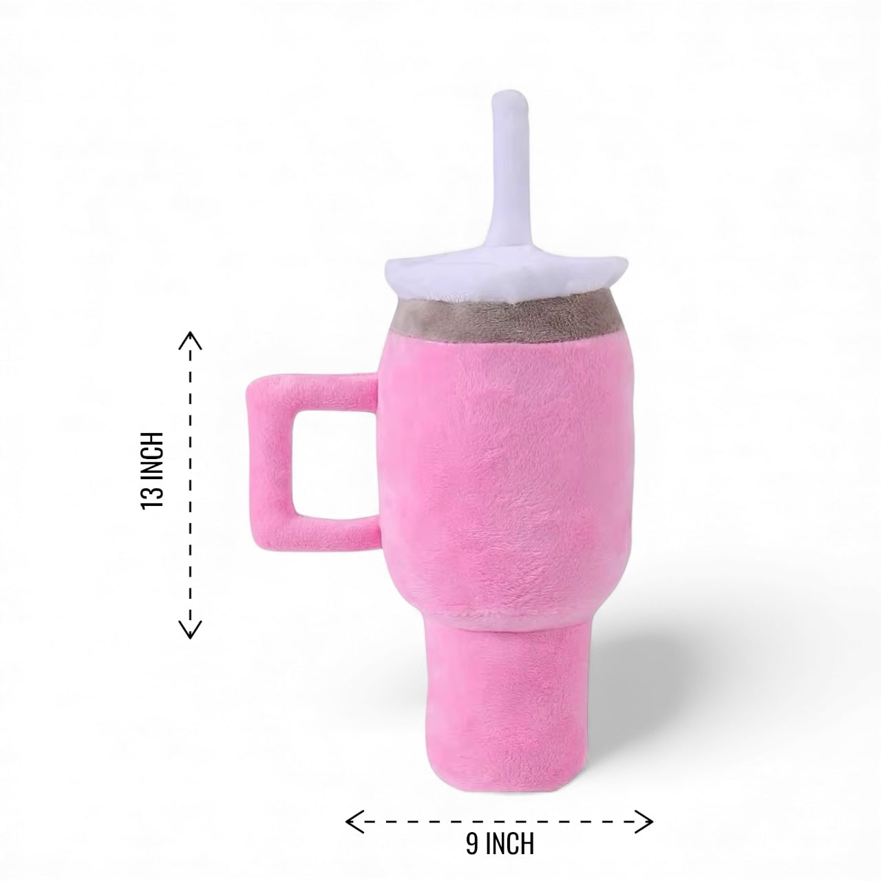Tumbler Plush Toy For Dogs - Pink