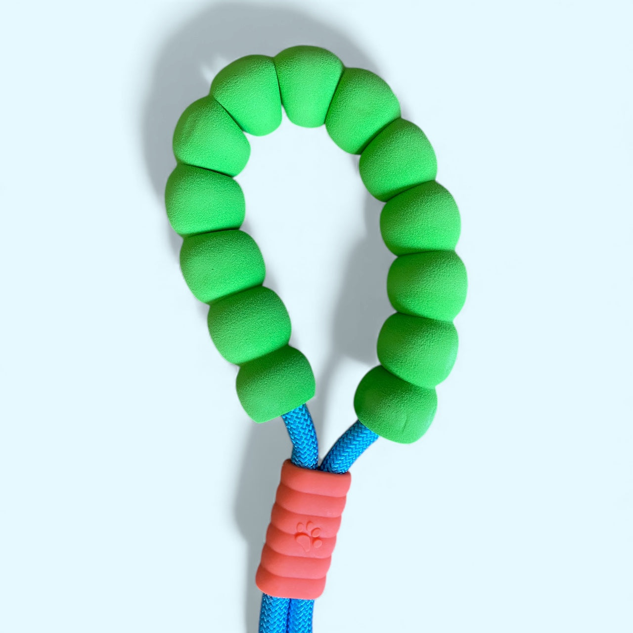 Vivid - Bright Color Extra Strong Leash - Blue Leash/ Green Handle