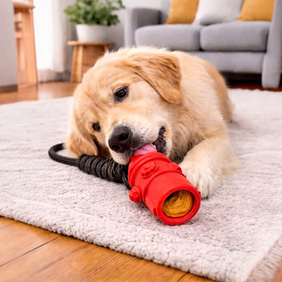 Sturdy - Fire Hydrant Toy with Rope