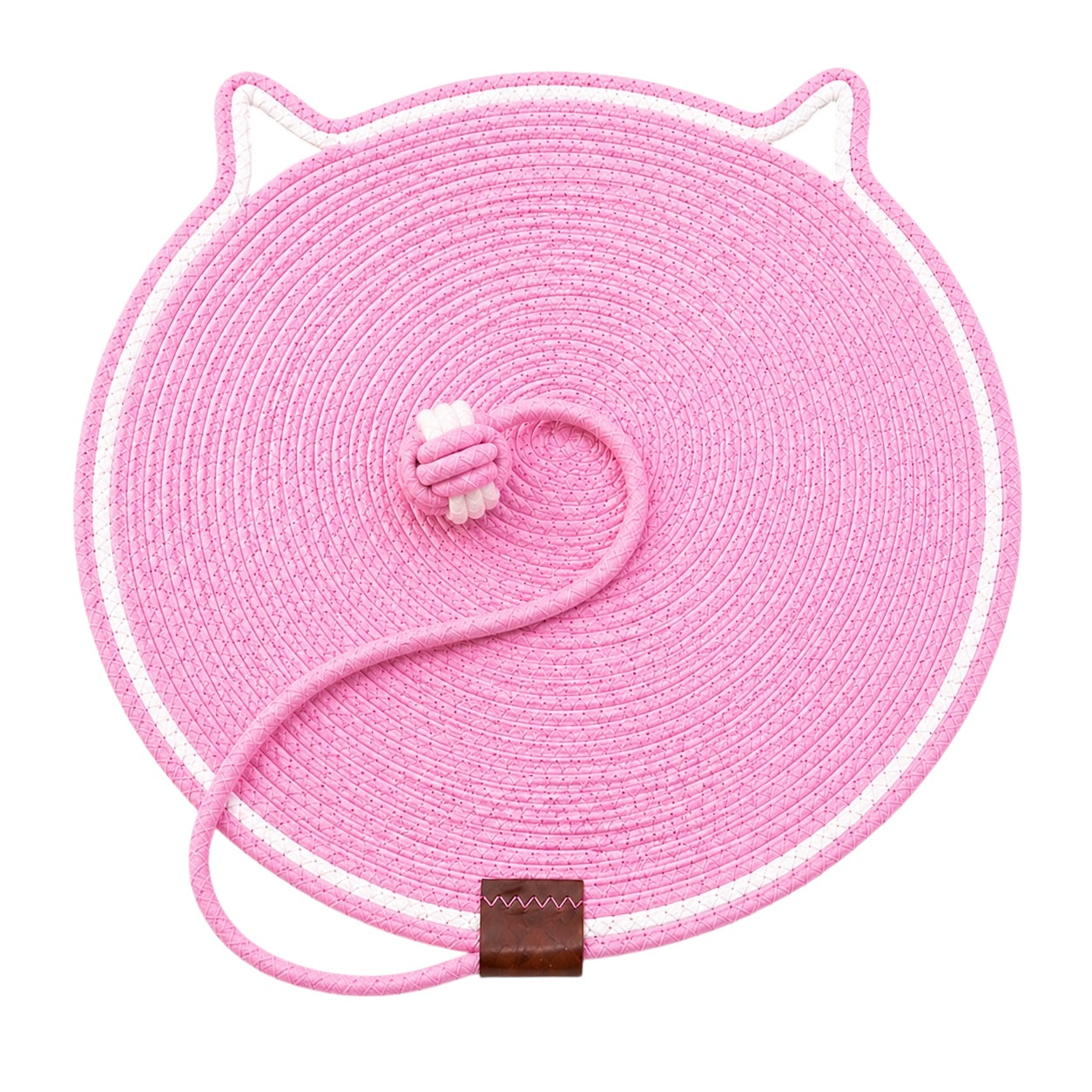 Talking Dog Club - Cat Rope Mat - Pink