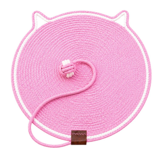 Talking Dog Club - Cat Rope Mat - Pink