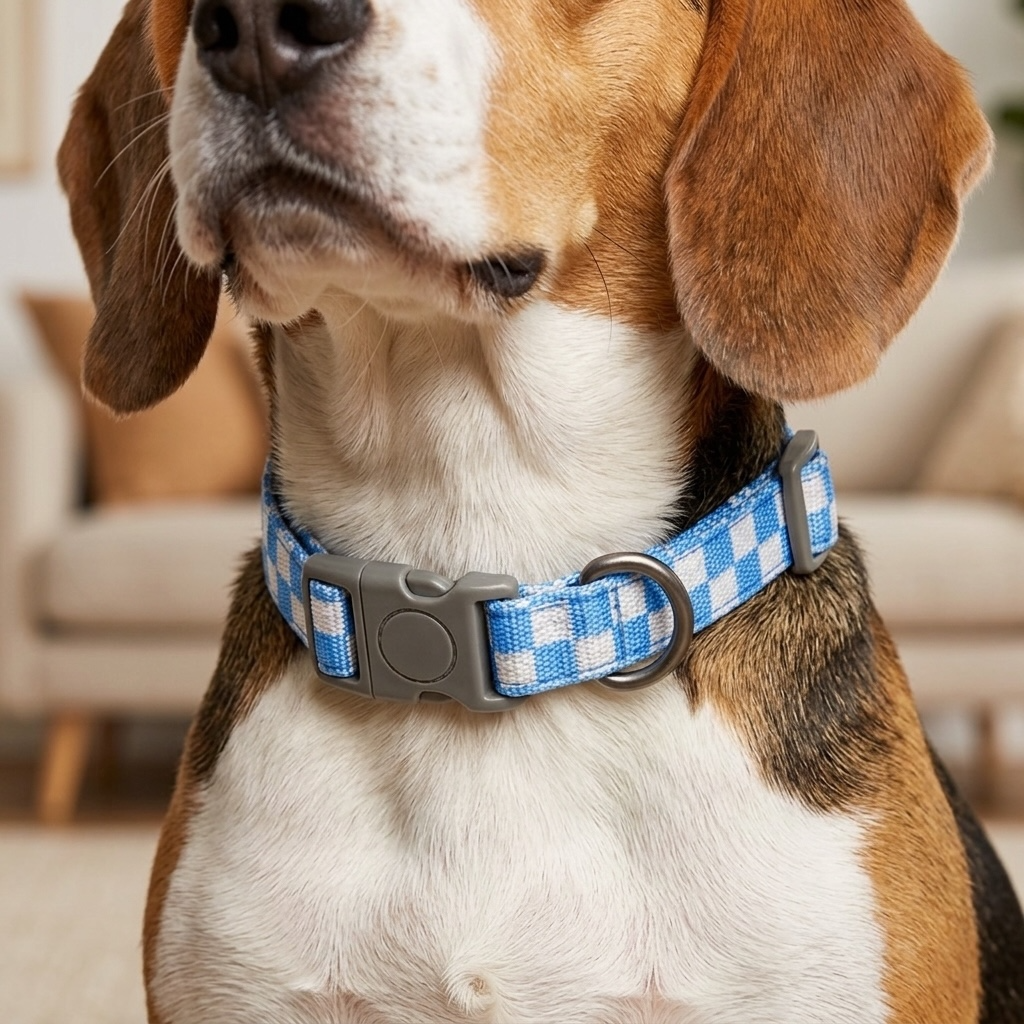 Checkmate Leash and Collar Combo - Blue