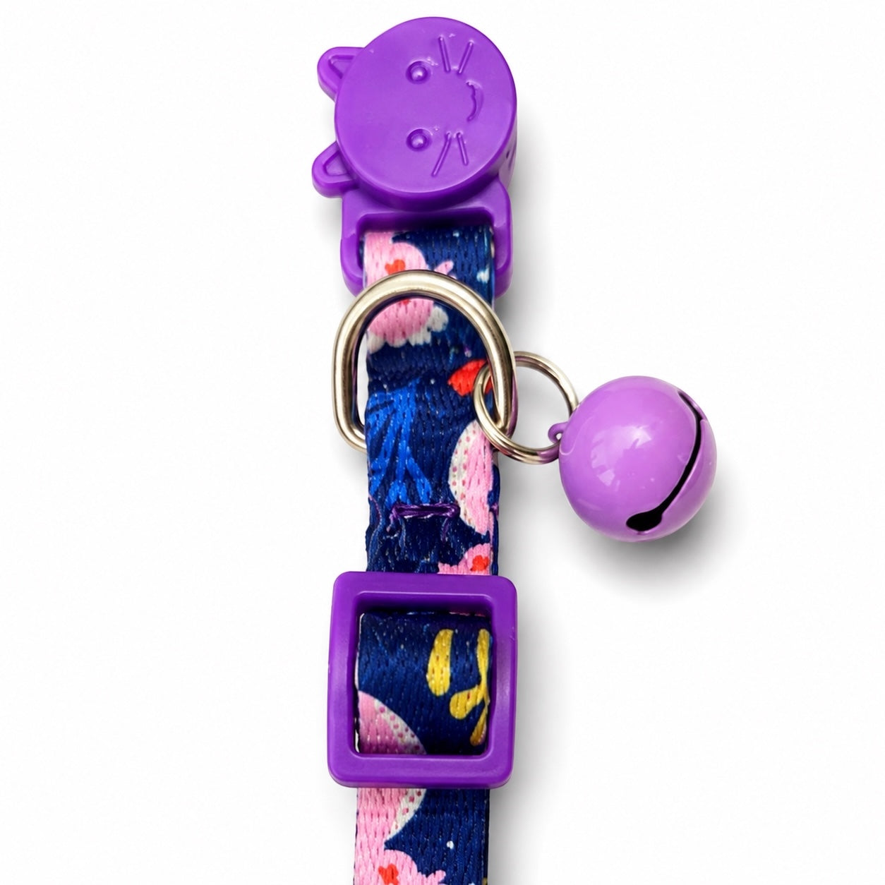 Talking Dog Club - Everyday Cat Collars - With Attached Bell - Sea Horse