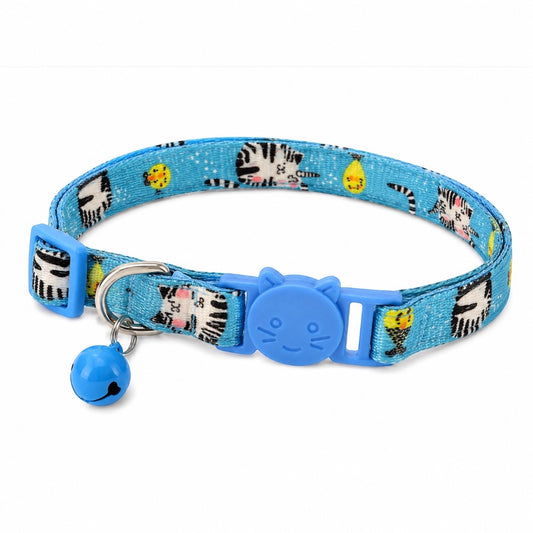 Talking Dog Club - Everyday Cat Collars - With Attached Bell - Unicorn Cat