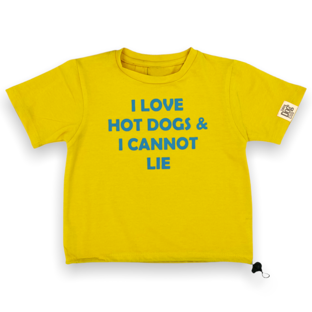 I Love Hotdogs & I Cannot Lie Dog Tee