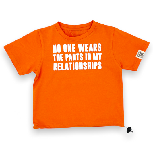 No One Wears Pants In My Relationships Dog Tee