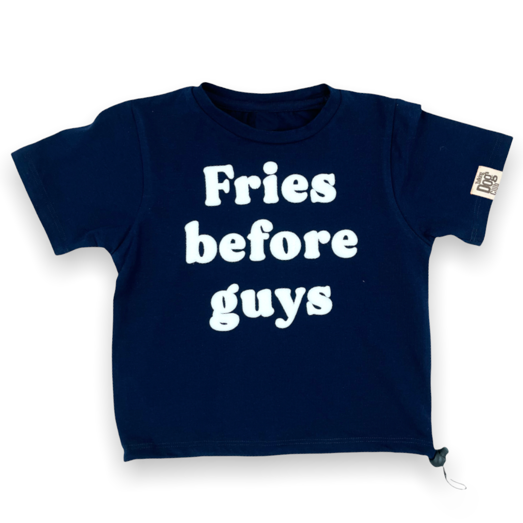 Fries Before Guys Dog Tee