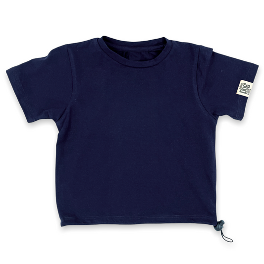 Gravy Navy Solid Dog Tee